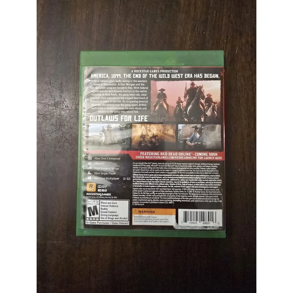 Red Dead Redemption II 2 Microsoft Xbox One Xbox Series X